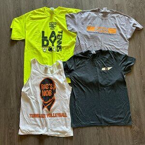 Lot of 4 Retro Vintage University of Tennessee Volunteers T-Shirts - Medium